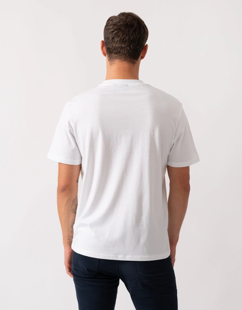 Drapeau Mens Short Sleeve T-Shirt - Bright White 002