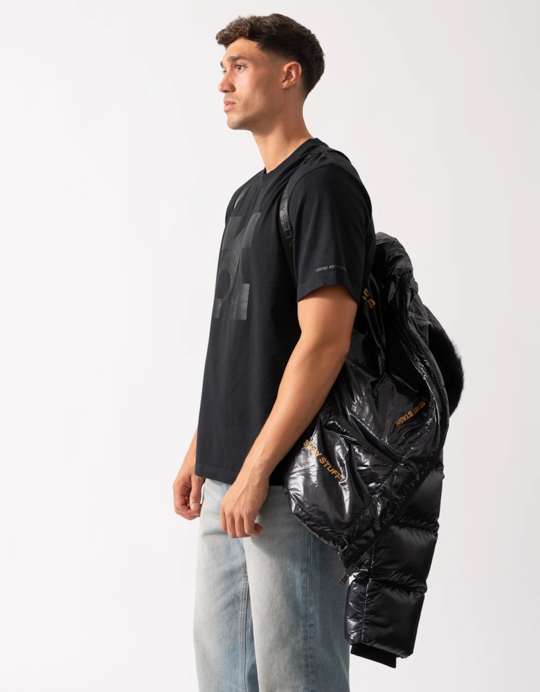 Kings Puffer Jacket Shearling - Black With Black Shearling 305