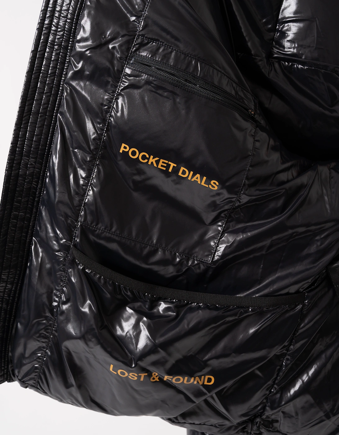 Kings Puffer Jacket Shearling - Black With Black Shearling 305