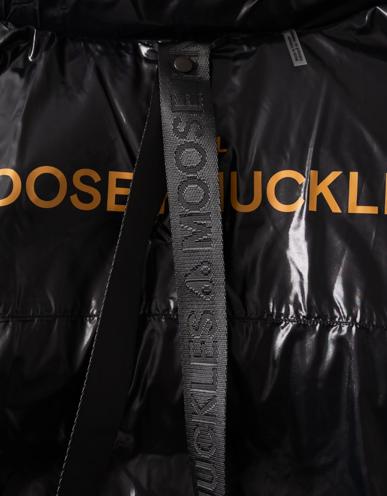 Kings Puffer Jacket Shearling - Black With Black Shearling 305