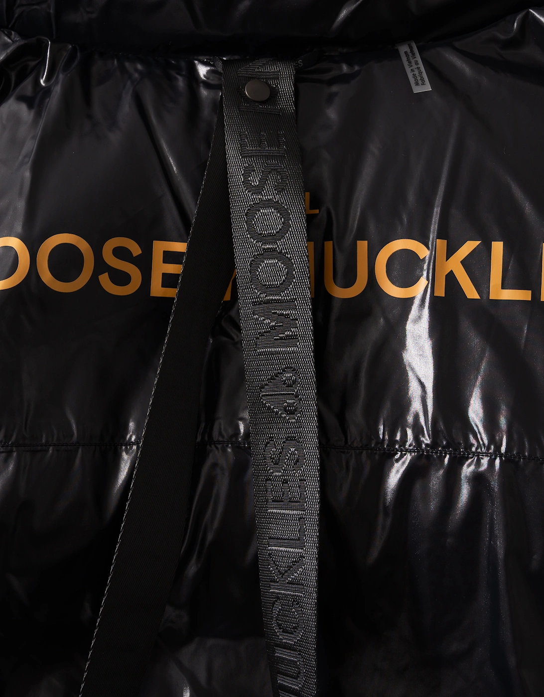 Kings Puffer Jacket Shearling - Black With Black Shearling 305