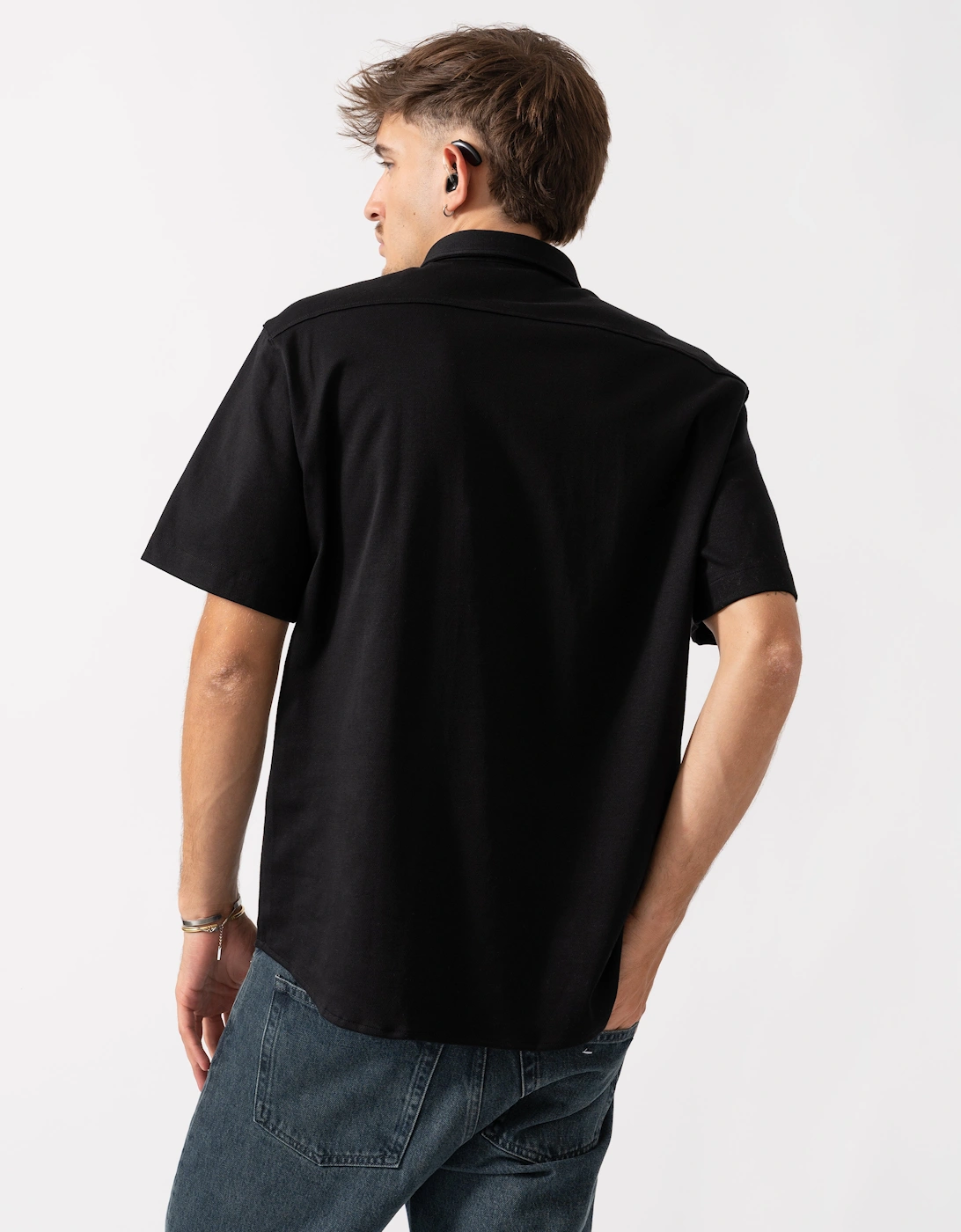 BOSS Green B_Motion Mens Short Sleeve Shirt 50544784 - Black 002