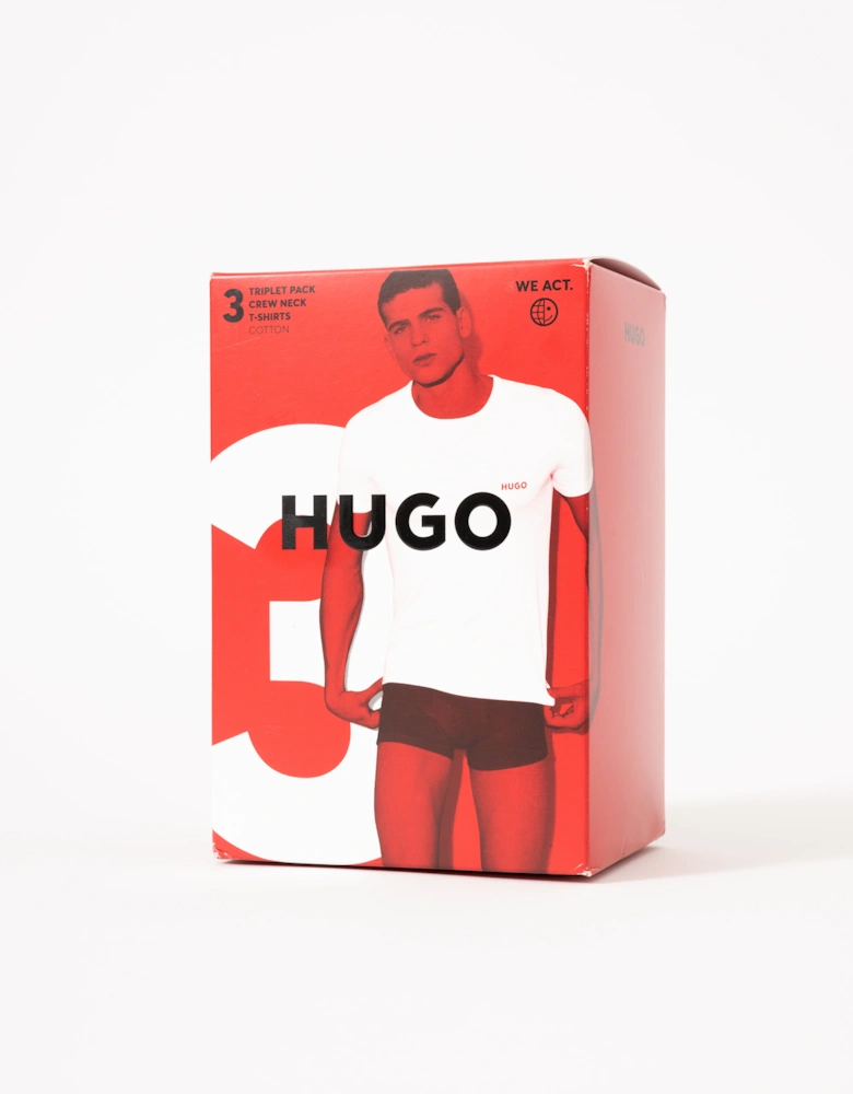 HUGO RN Triplet 3-Pack Mens T-Shirts - Open Miscellaneous 966