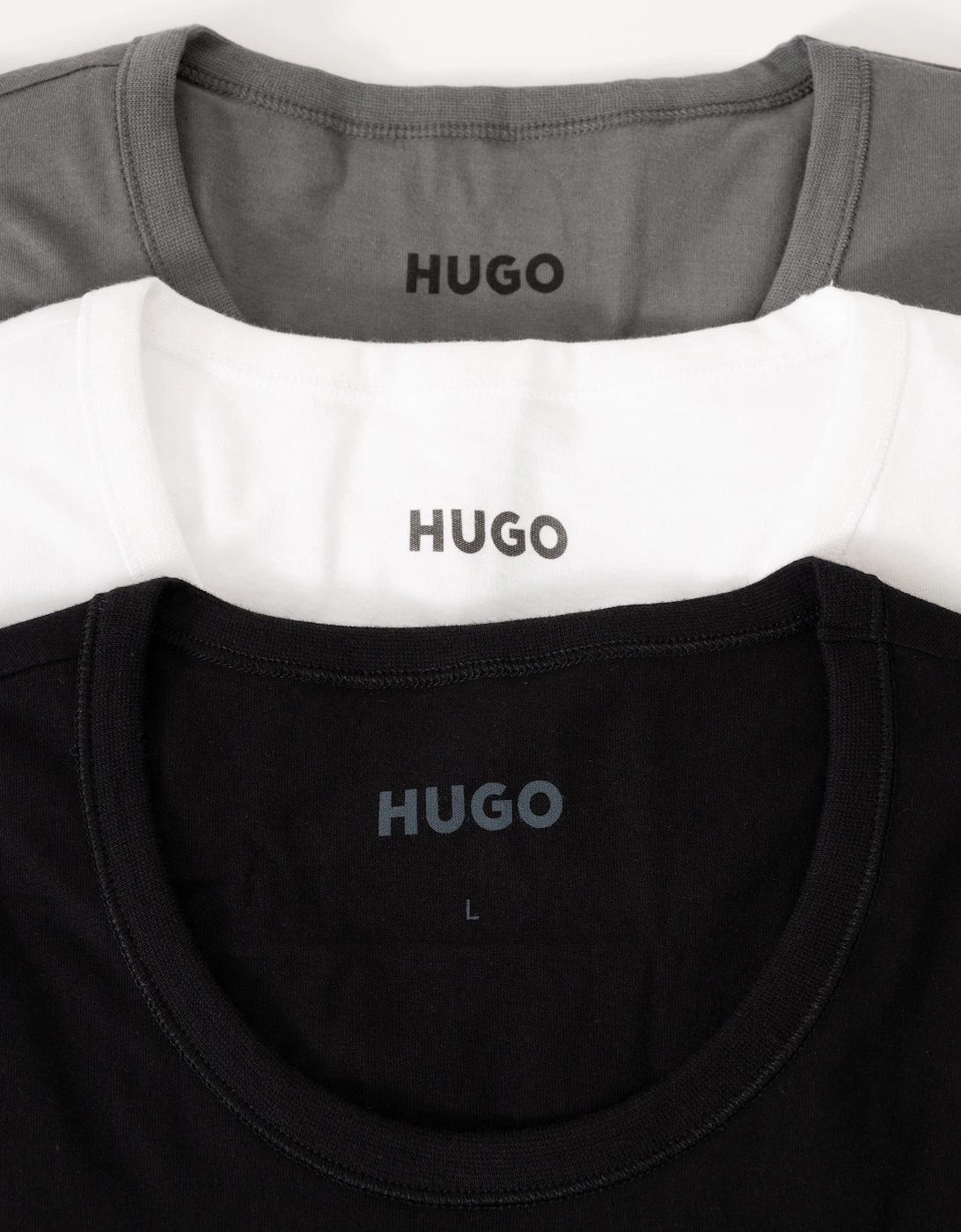 HUGO RN Triplet 3-Pack Mens T-Shirts - Open Miscellaneous 966