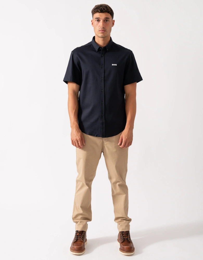 BOSS Green B_Motion Mens Short Sleeve Shirt 50544784 - Dark Blue 402