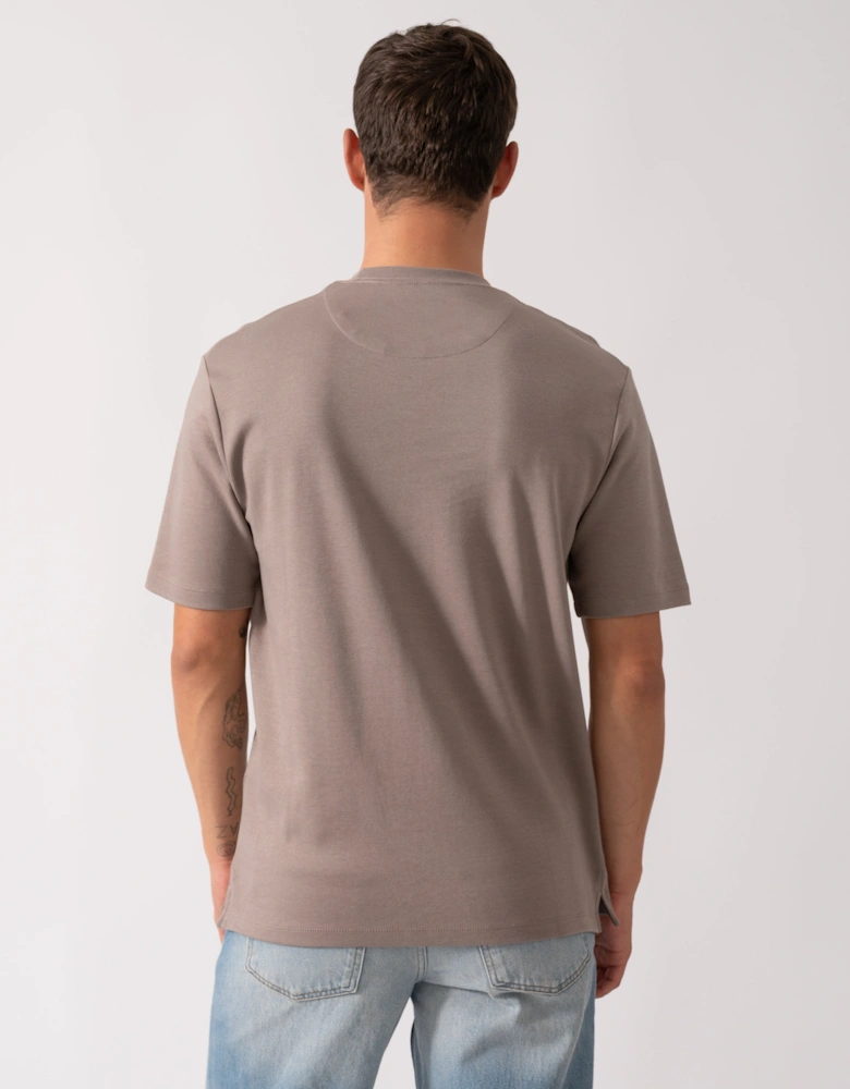 Palmela Mens Crew Neck T-Shirt - Mushroom