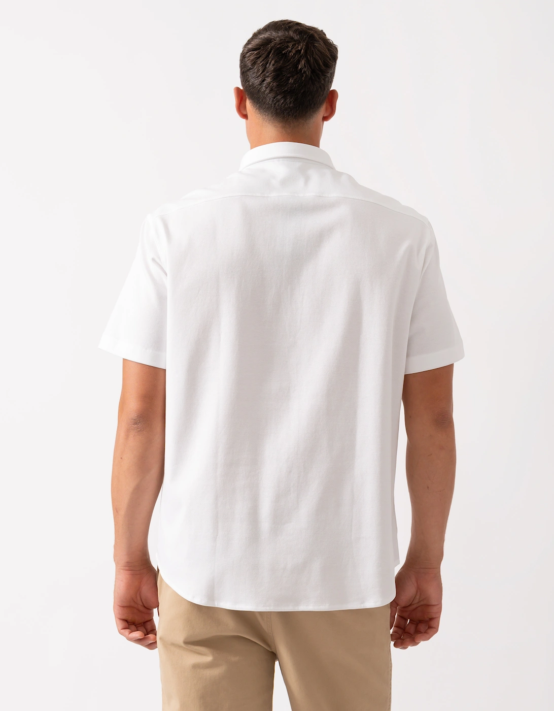 BOSS Green B_Motion Mens Short Sleeve Shirt 50544784 - White 100