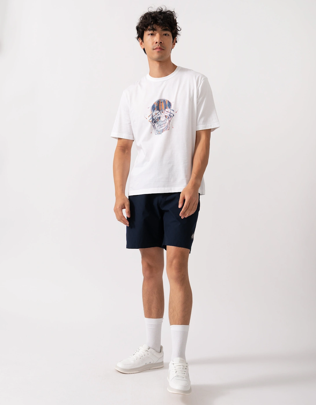 Mens Logo Swim Shorts - Navy 833