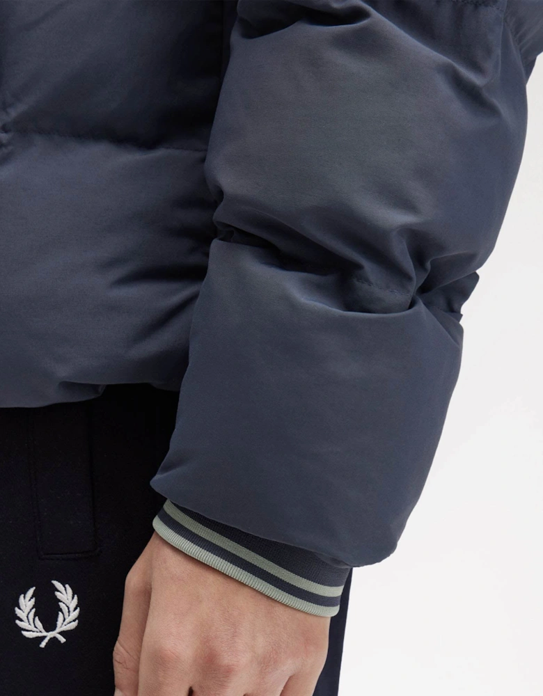 Mens Raglan Sleeve Padded Jacket - Dark Airforce 738