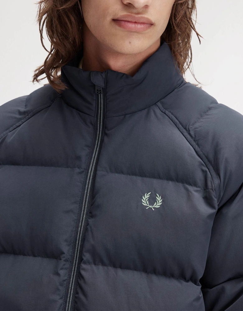 Mens Raglan Sleeve Padded Jacket - Dark Airforce 738