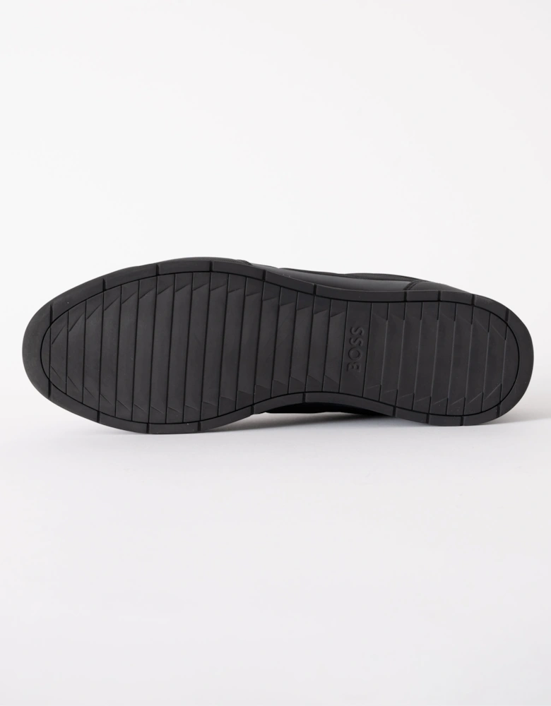 BOSS Orange Nitan_Lowp_txthem Mens Trainers - Black 007