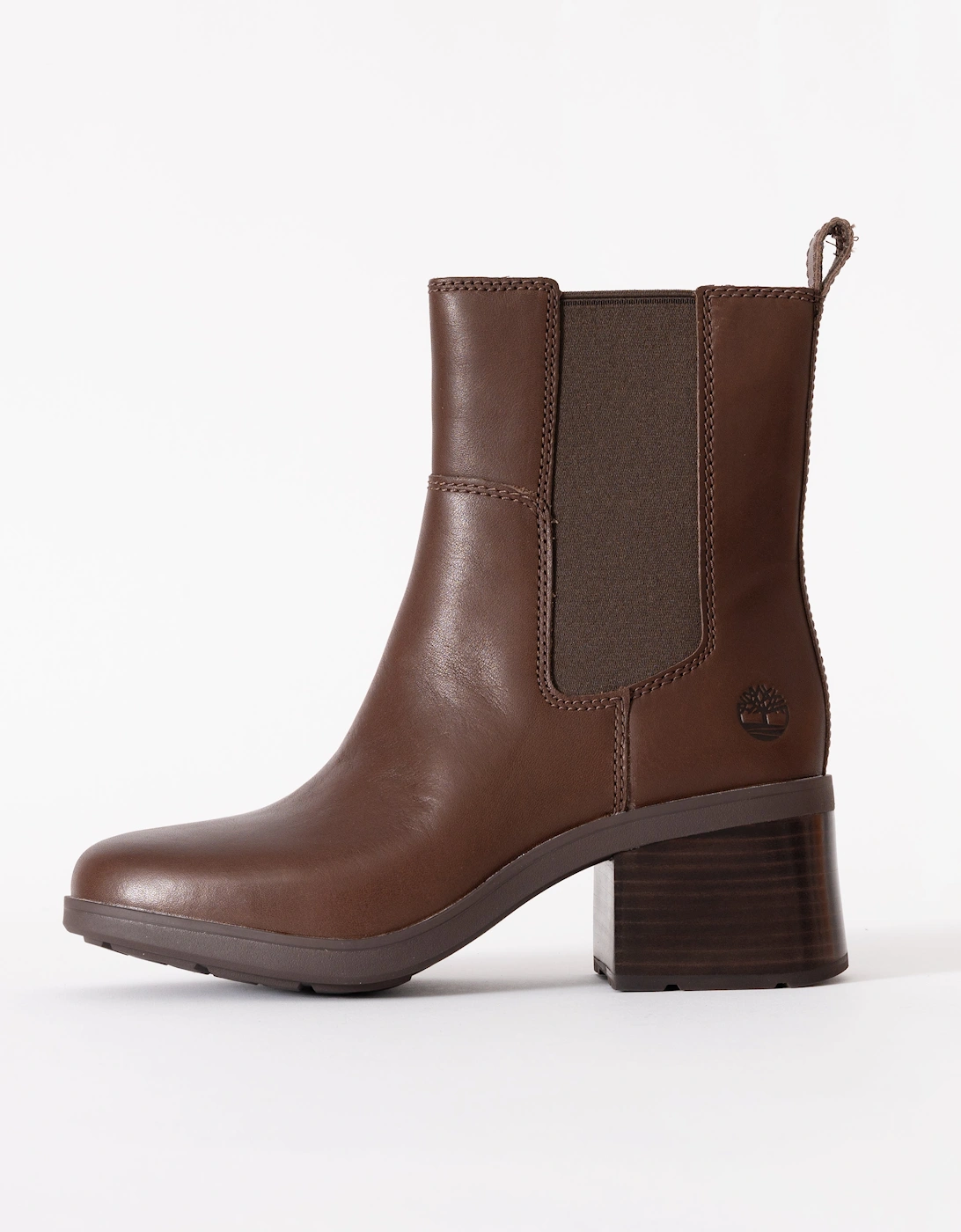 Bellevaux Mid Womens Chelsea Boot - Dark Brown Full Grain