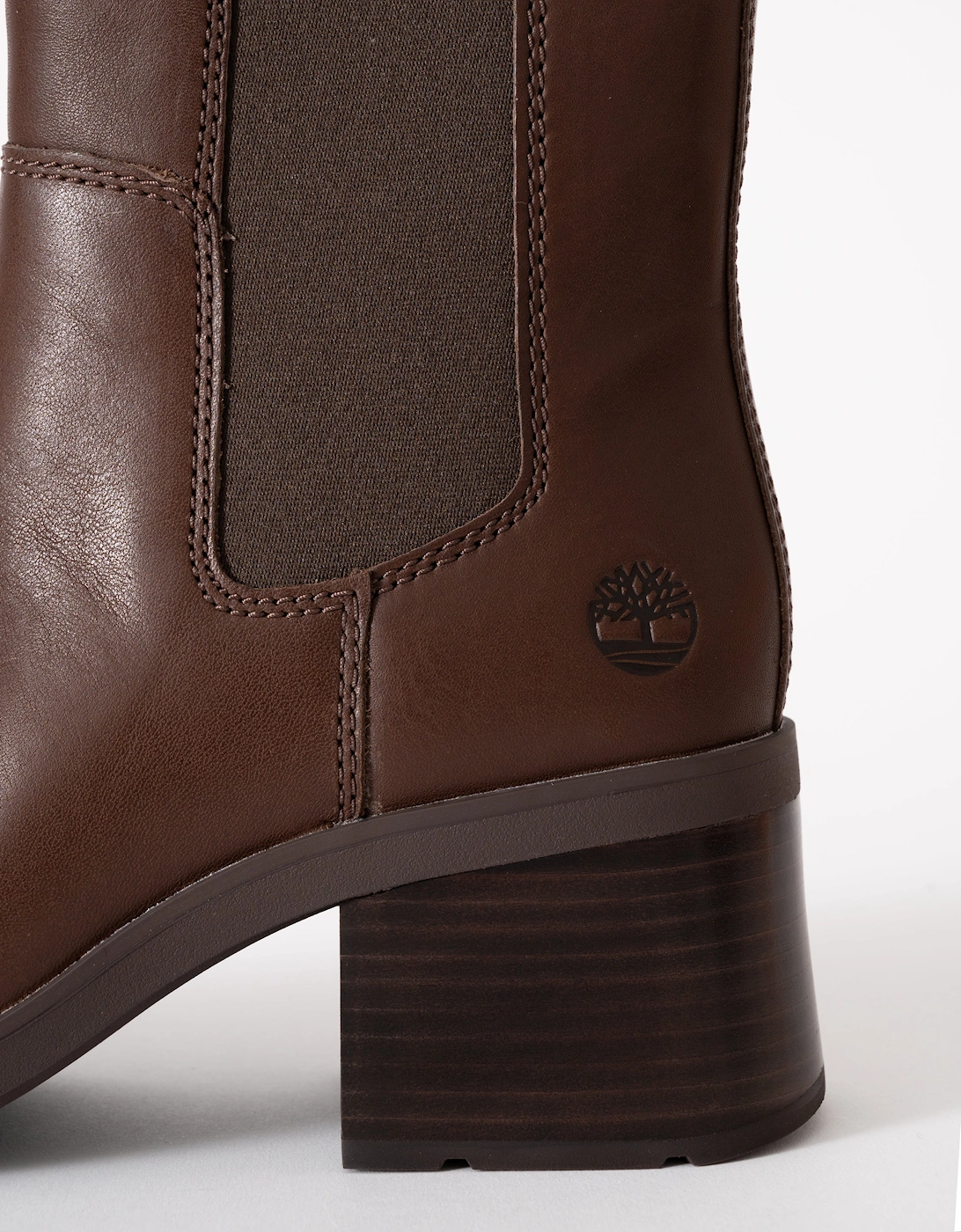 Bellevaux Mid Womens Chelsea Boot - Dark Brown Full Grain