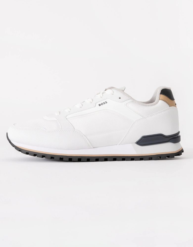 BOSS Orange Parkour-L_Runn_txhf Mens Trainers - Open White 122