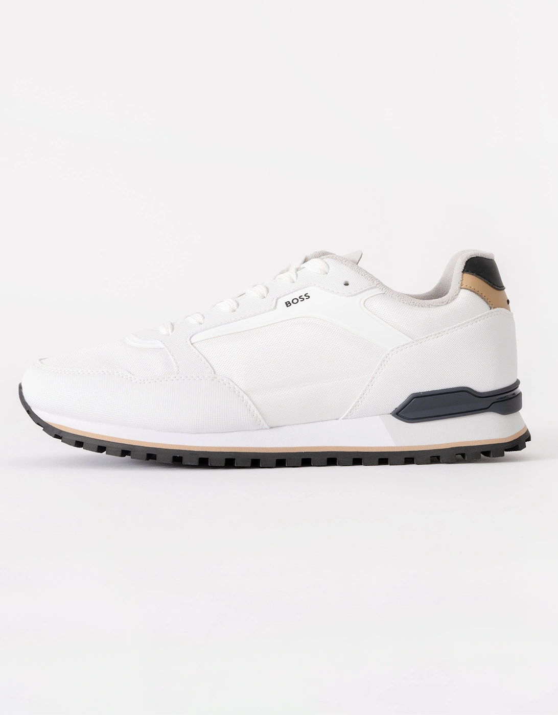 BOSS Orange Parkour-L_Runn_txhf Mens Trainers - Open White 122