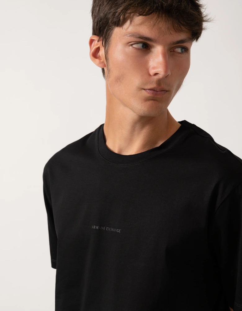 Mens Regular Fit Mercerised Cotton T-Shirt - Black UC001