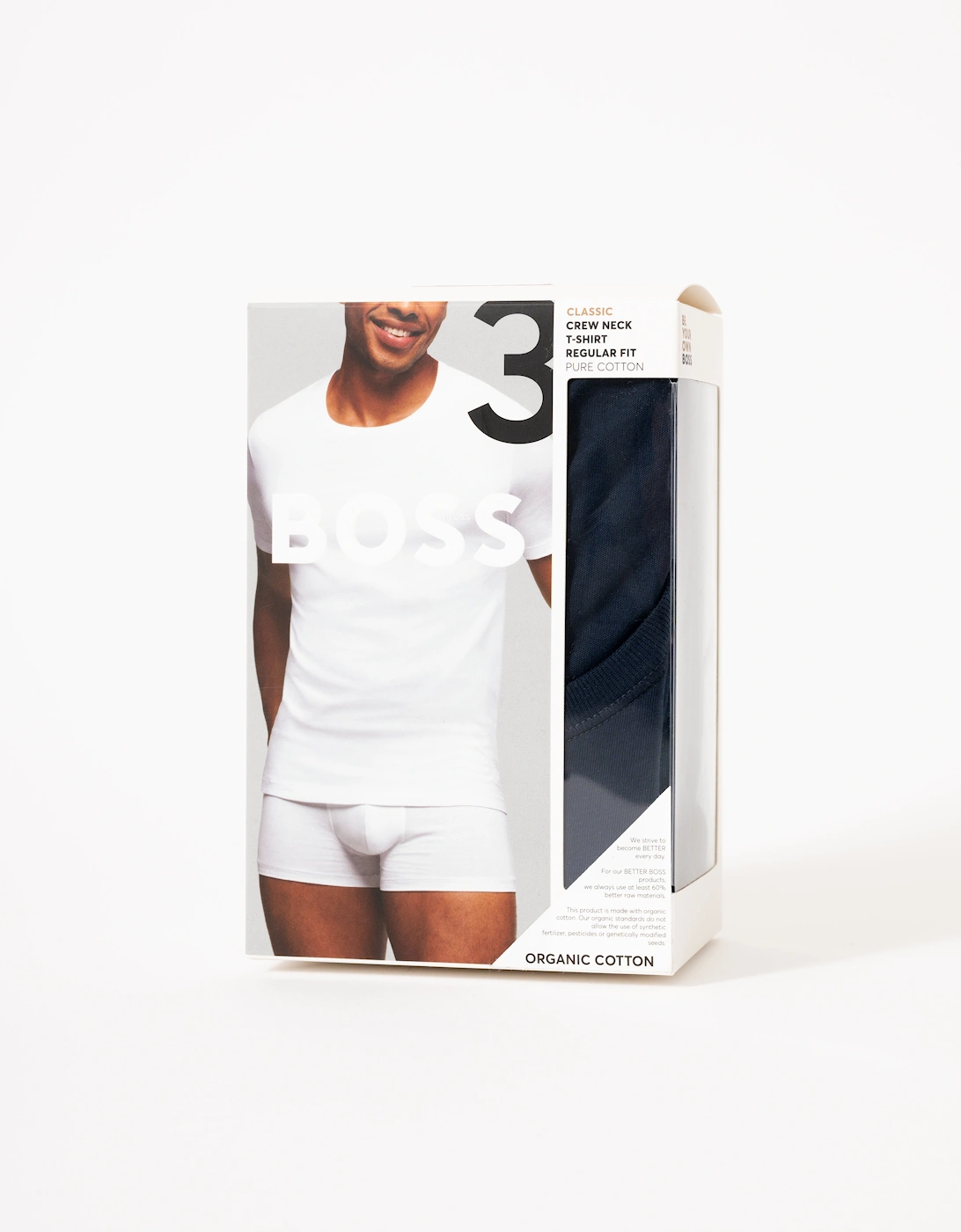 BOSS Orange RN Classic 3-Pack Mens T-Shirts - Open Miscellaneous 971