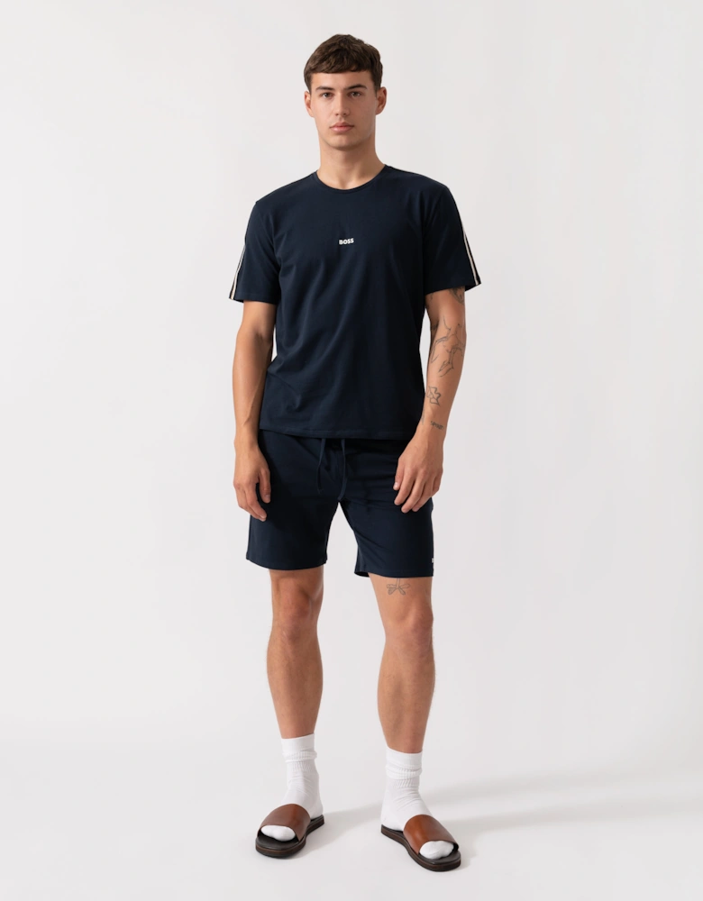 BOSS Orange Unique Mens Pyjama T-Shirt - Dark Blue 403