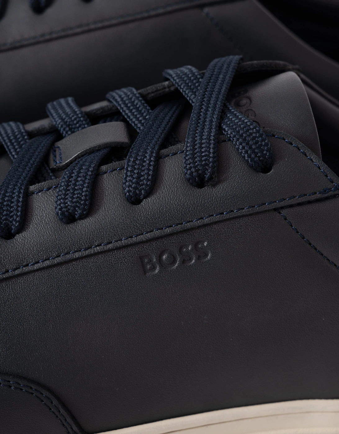 BOSS Orange Kieran_Tenn_buox Mens Trainers - Dark Blue 401