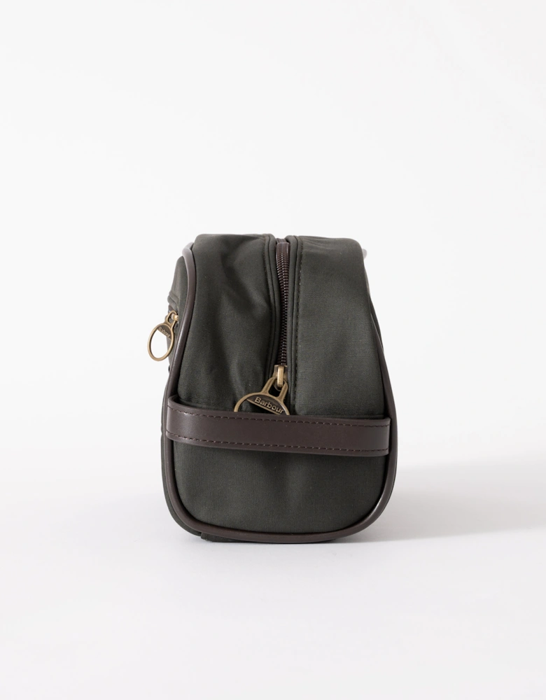 Wax Mens Washbag - Olive/Beacon