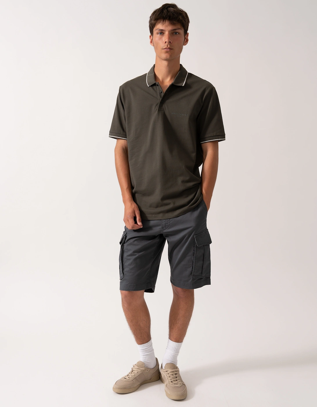 Mens Regular Fit Mercerised Cotton Polo Shirt - Black Ink U8120