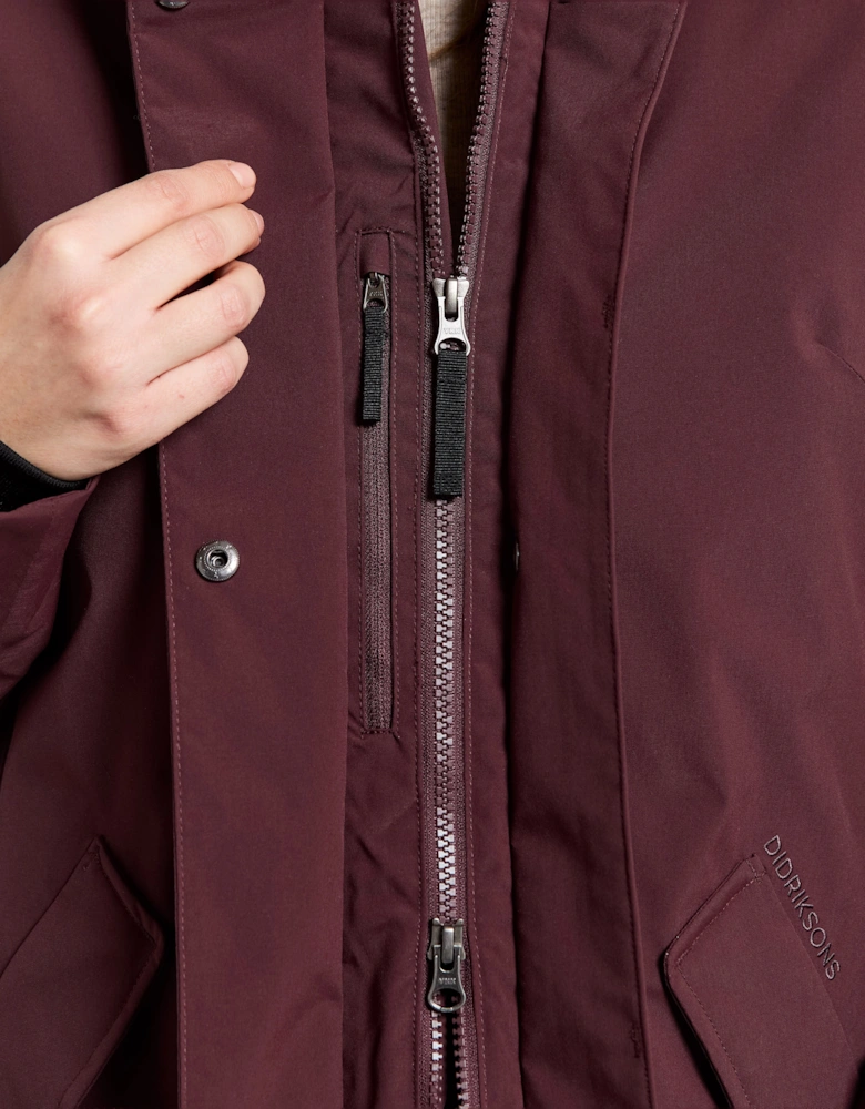 Erna Womens Parka - Old rust 147