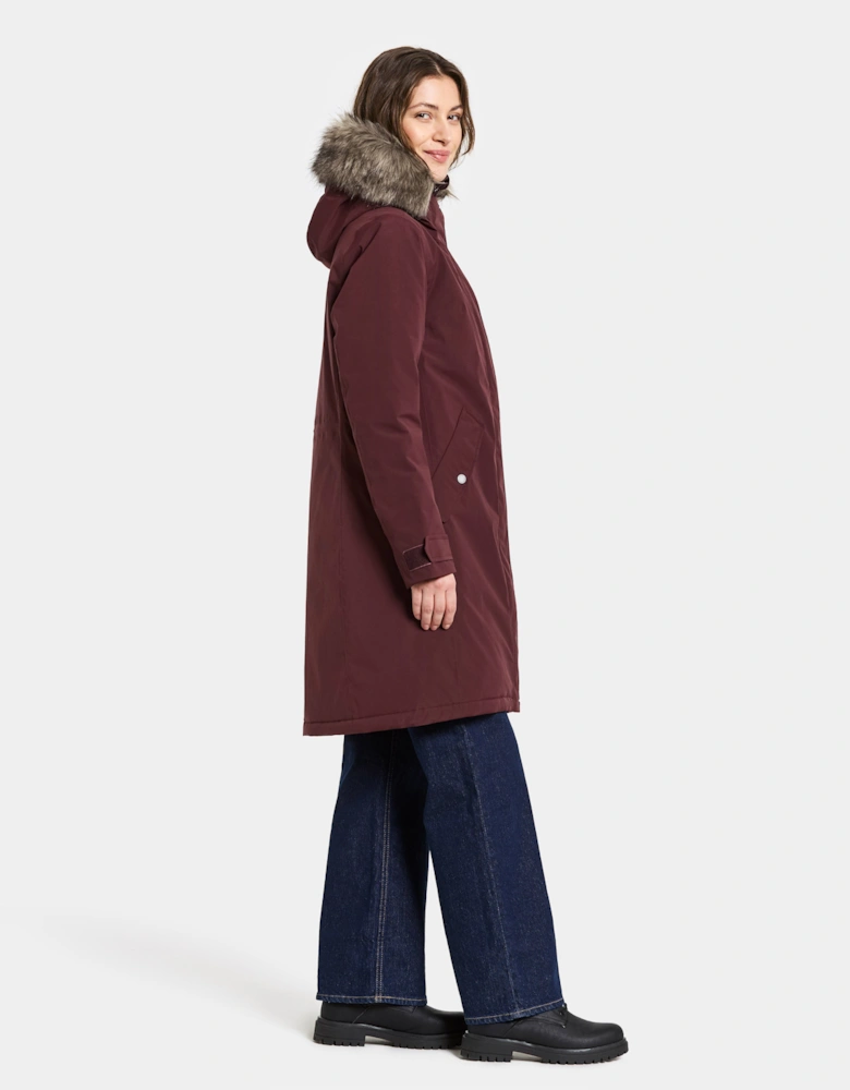 Erna Womens Parka - Old rust 147