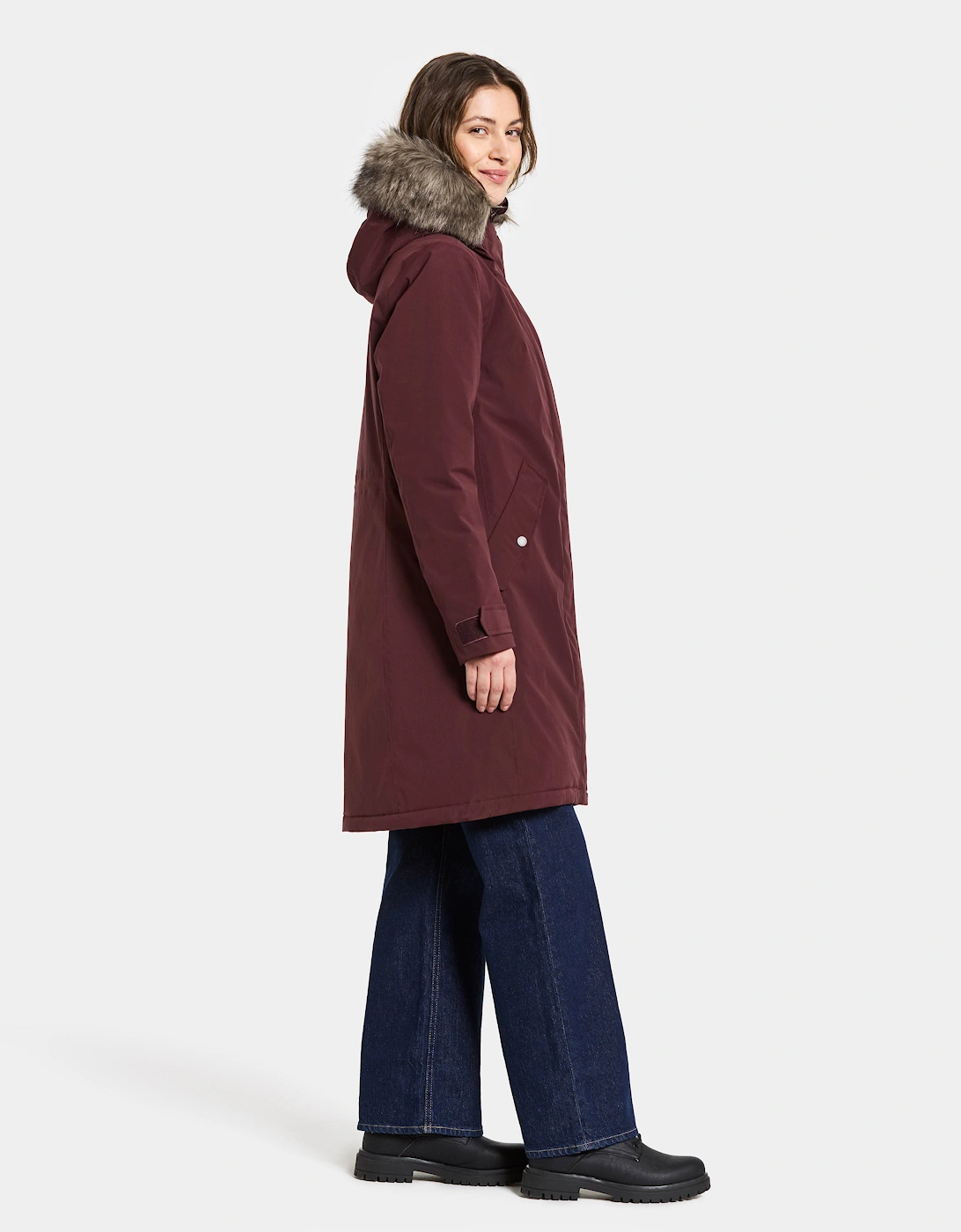 Erna Womens Parka - Old rust 147