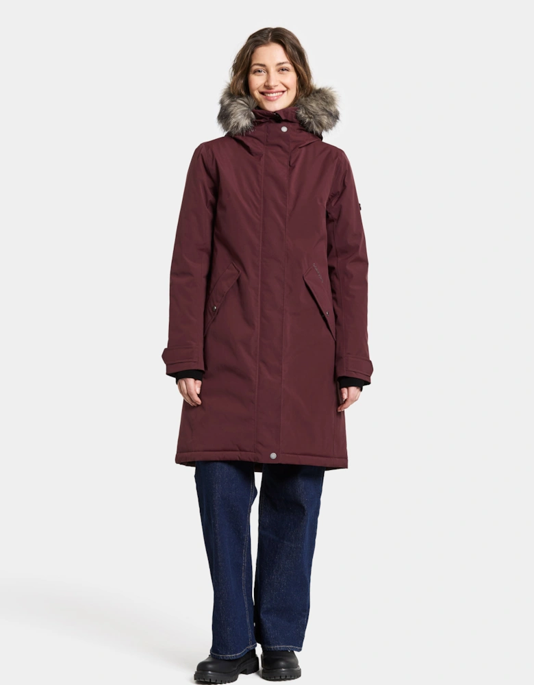 Erna Womens Parka - Old rust 147