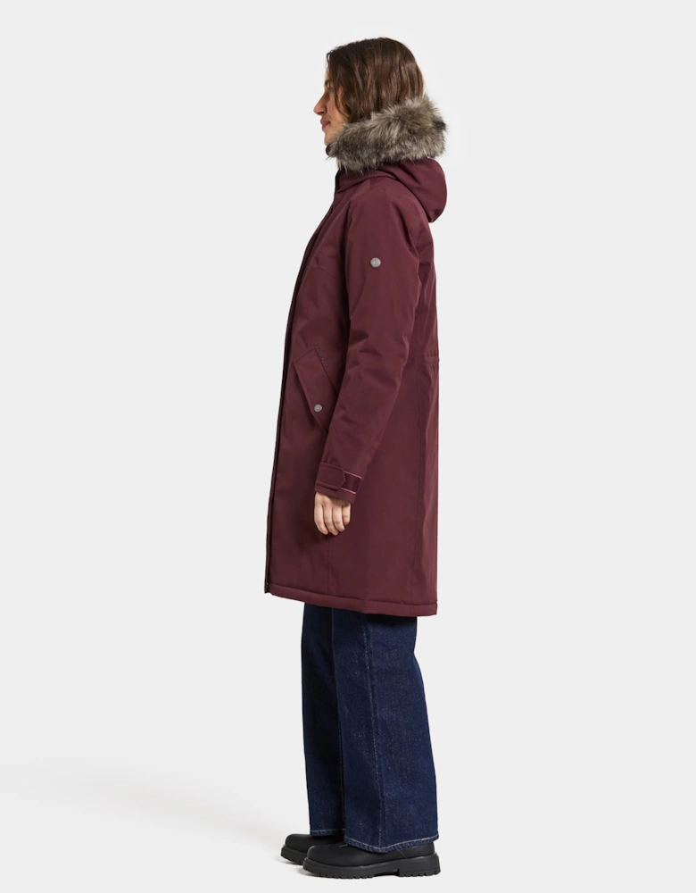 Erna Womens Parka - Old rust 147