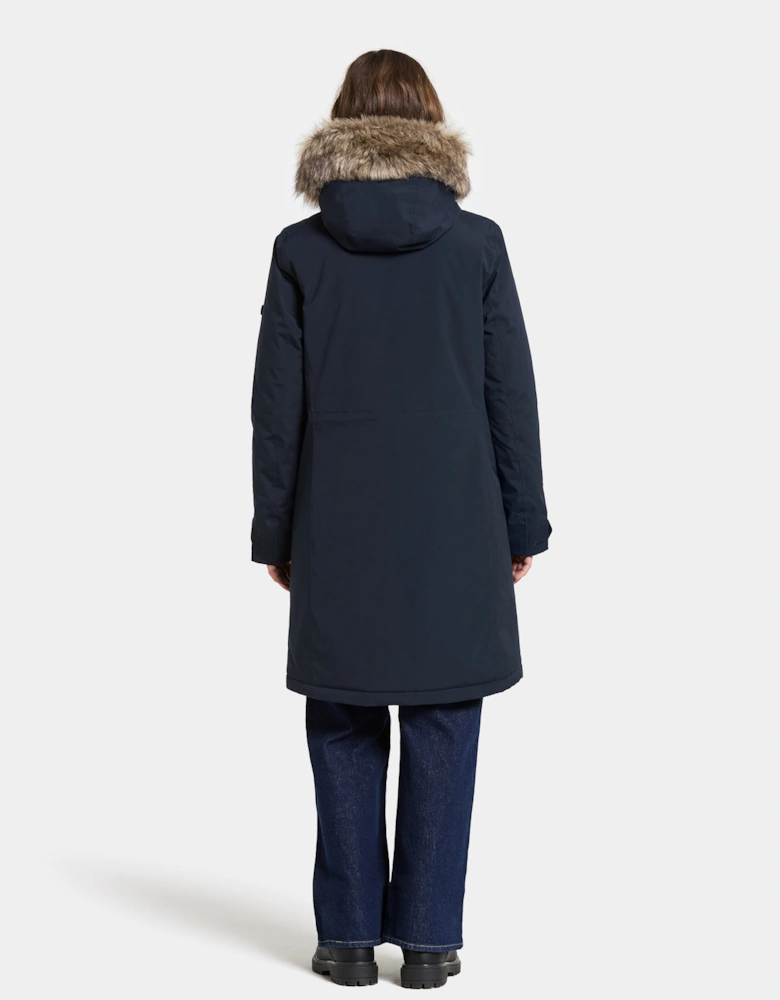 Erna Womens Parka - Dark Night Blue 999