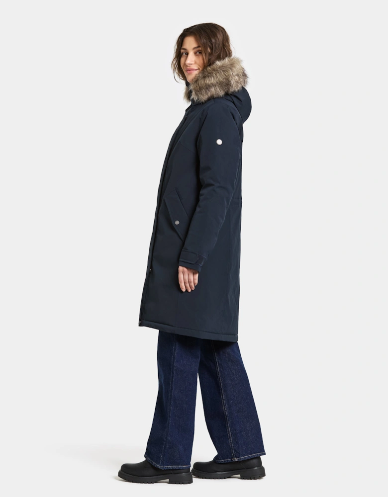 Erna Womens Parka - Dark Night Blue 999