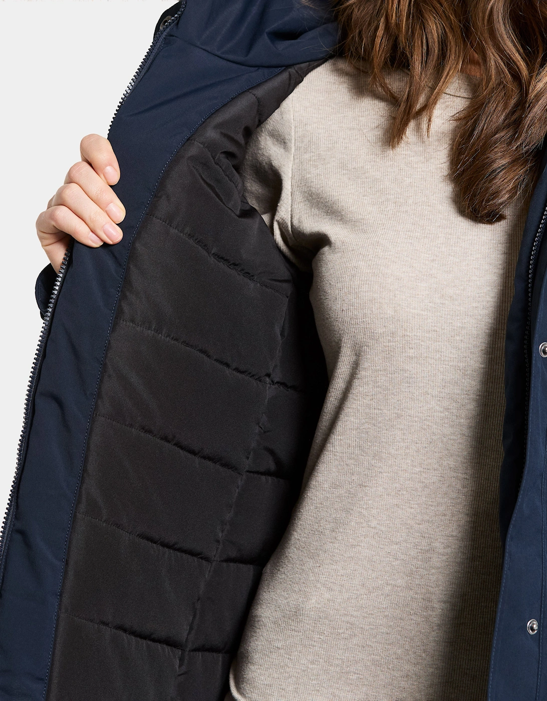 Erna Womens Parka - Dark Night Blue 999
