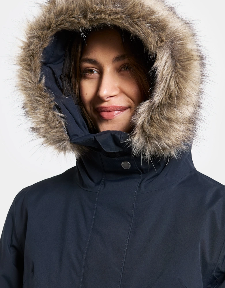 Erna Womens Parka - Dark Night Blue 999