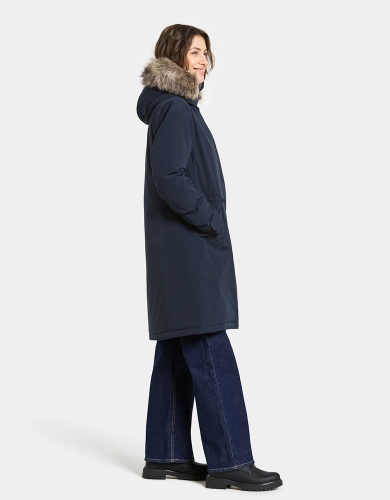 Erna Womens Parka - Dark Night Blue 999
