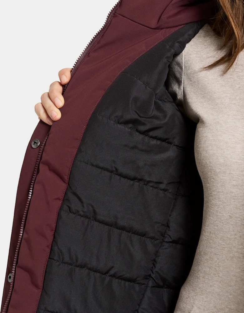 Erna Womens Parka - Old rust 147