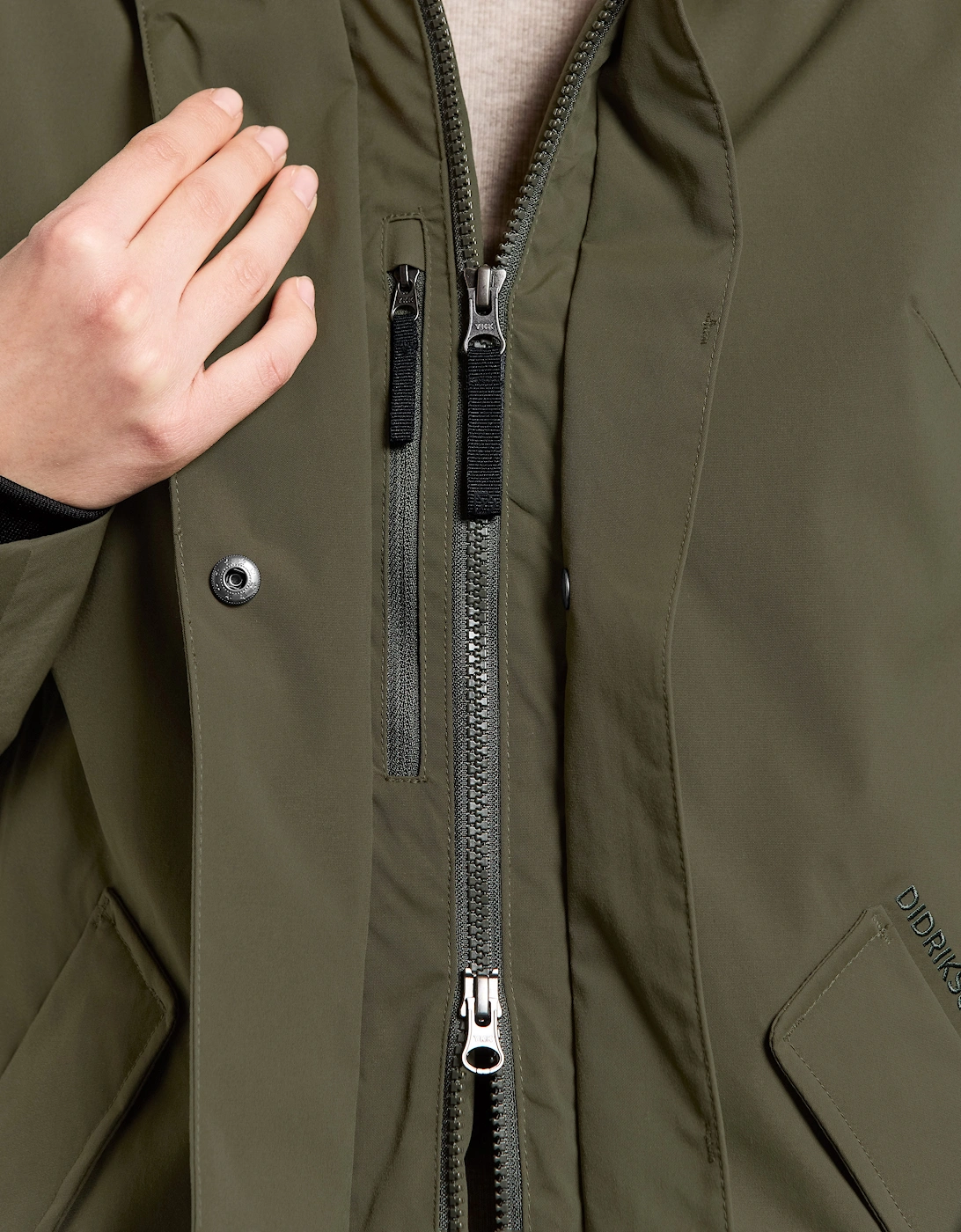 Erna Womens Parka - Deep Green 300