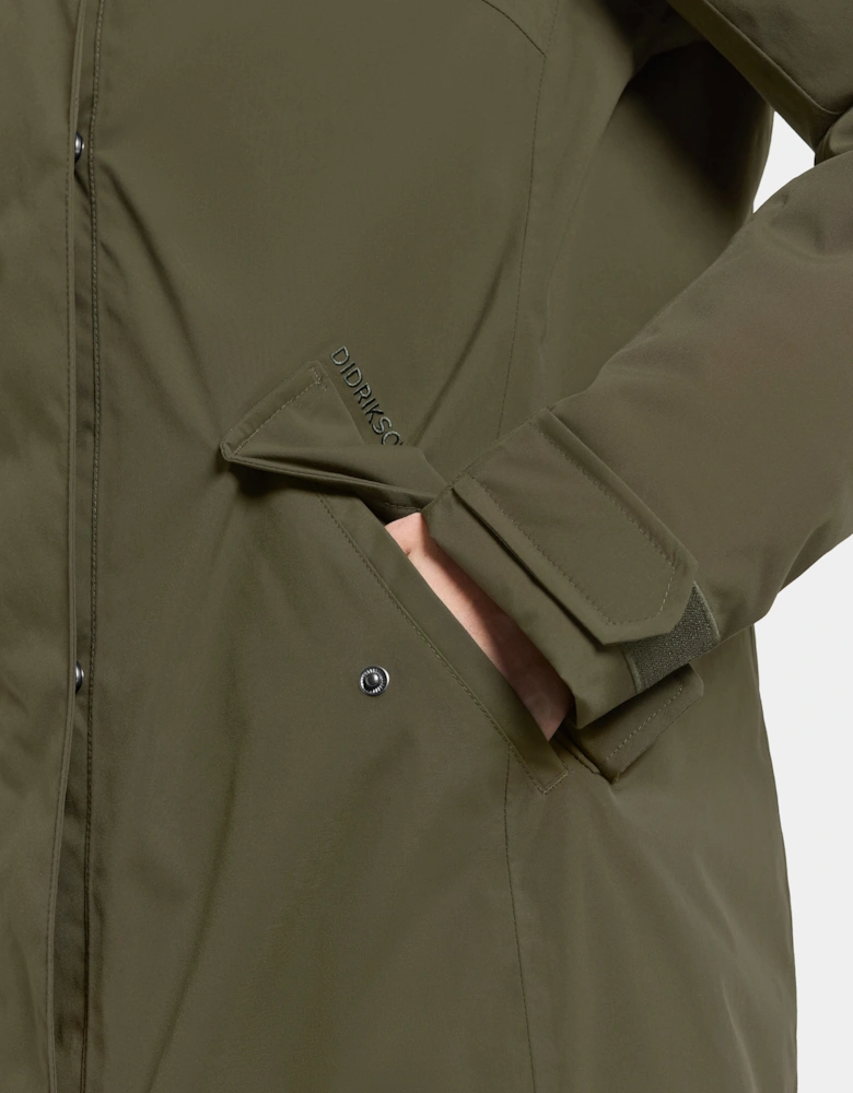 Erna Womens Parka - Deep Green 300