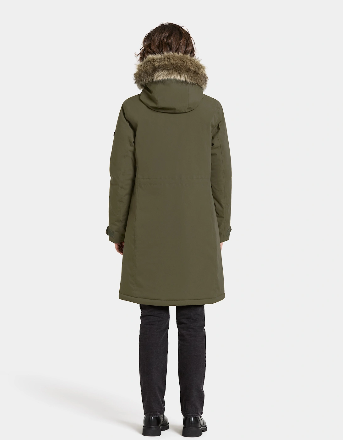 Erna Womens Parka - Deep Green 300
