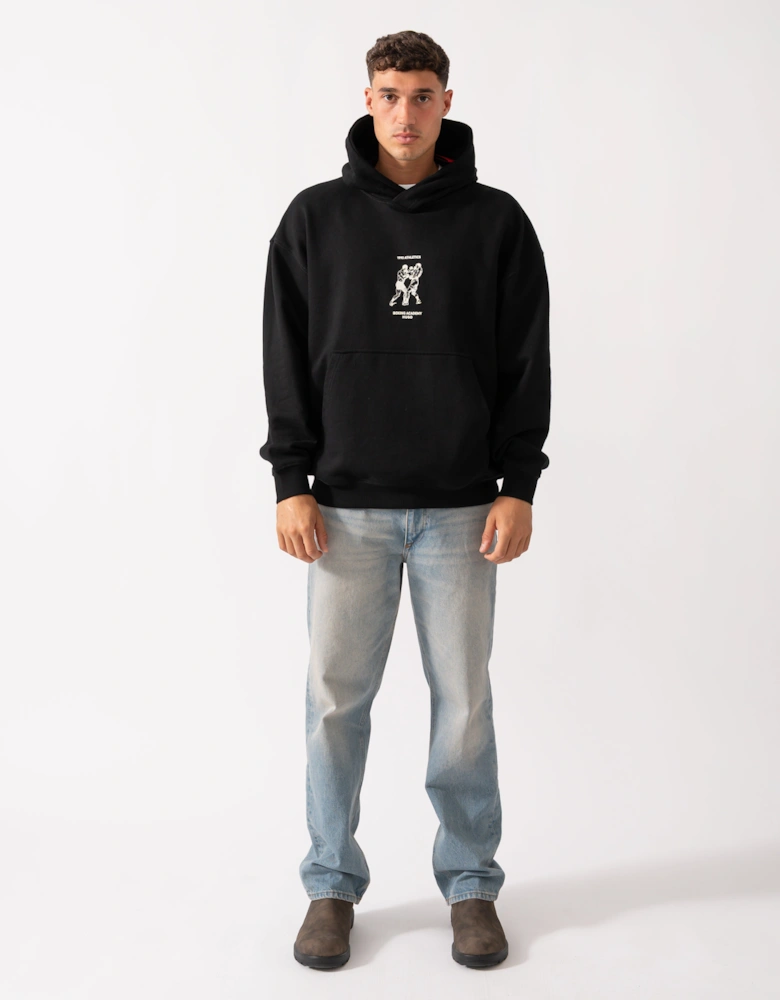 HUGO Duwrestie Mens Pullover Hoodie - Black 001