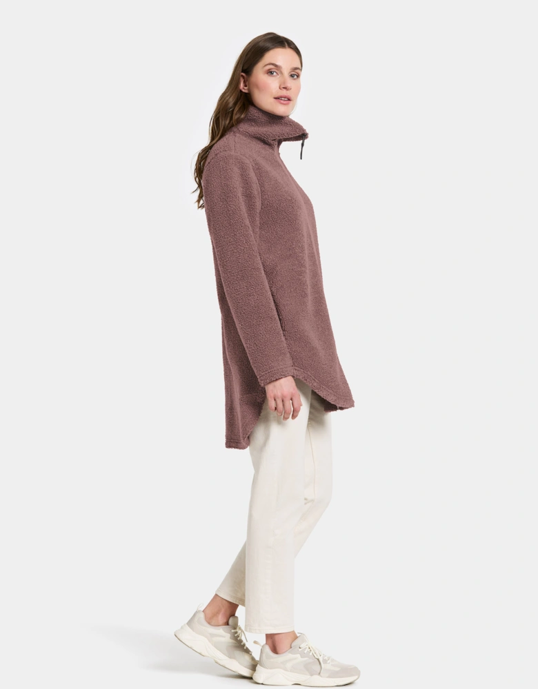 Umi 3 Womens Full Zip Fleece - Faded Wine J05
