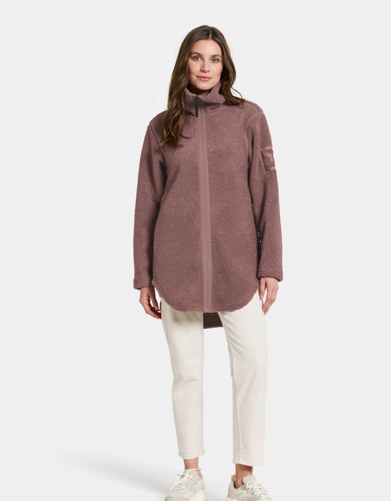 Umi 3 Womens Full Zip Fleece - Faded Wine J05