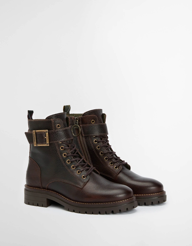 Heidi Womens Lace Up Boot - Brown