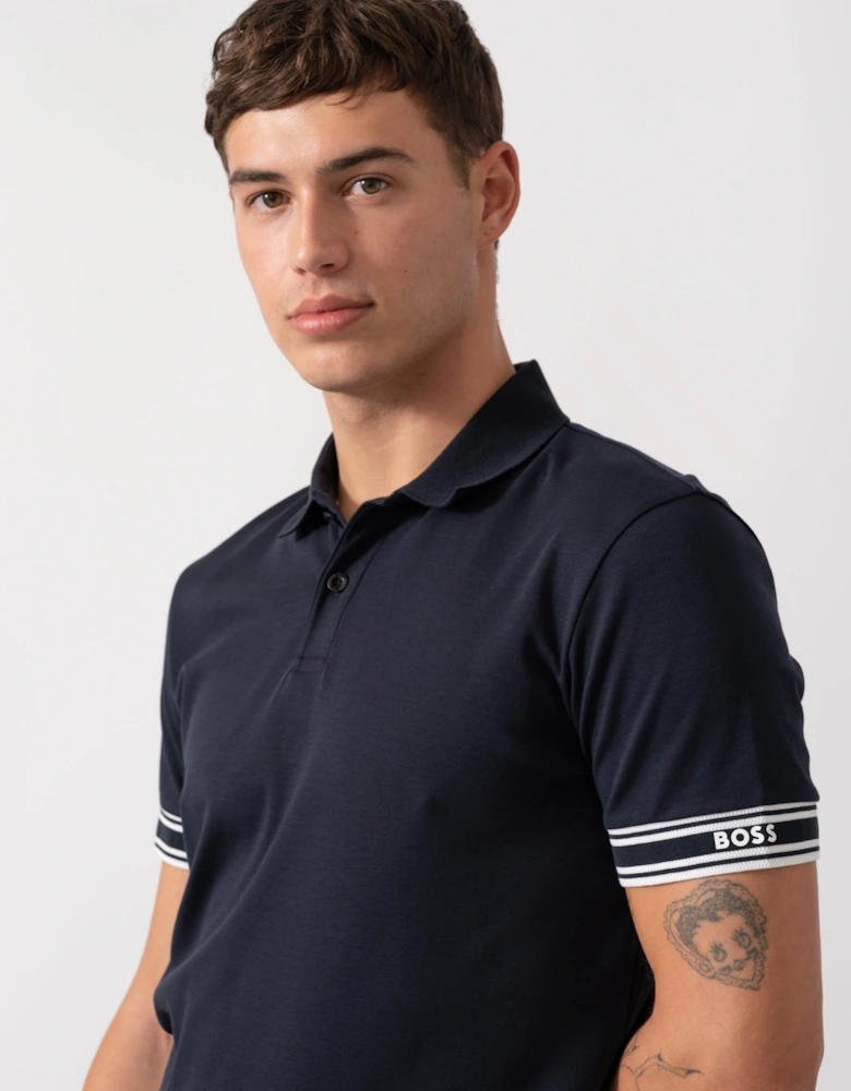 BOSS Green Zone Mens Polo Shirt - Dark Blue 403