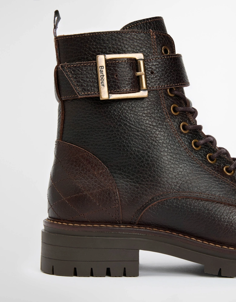 Heidi Womens Lace Up Boot - Brown