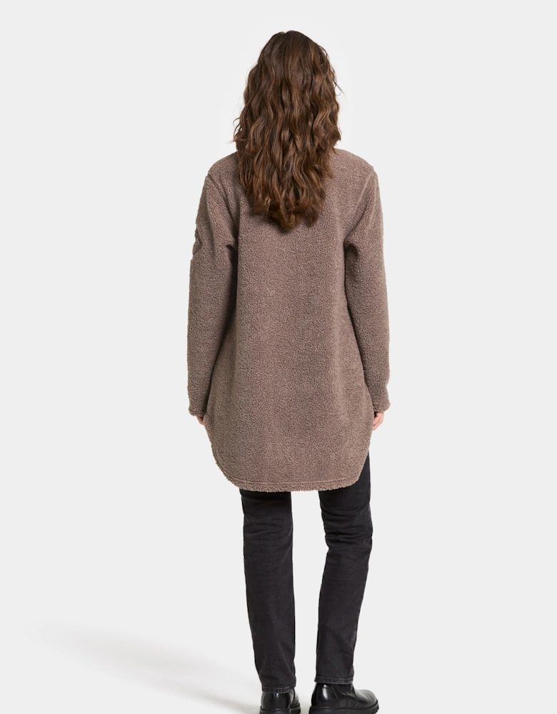 Umi 3 Womens Full Zip Fleece - Bark F03