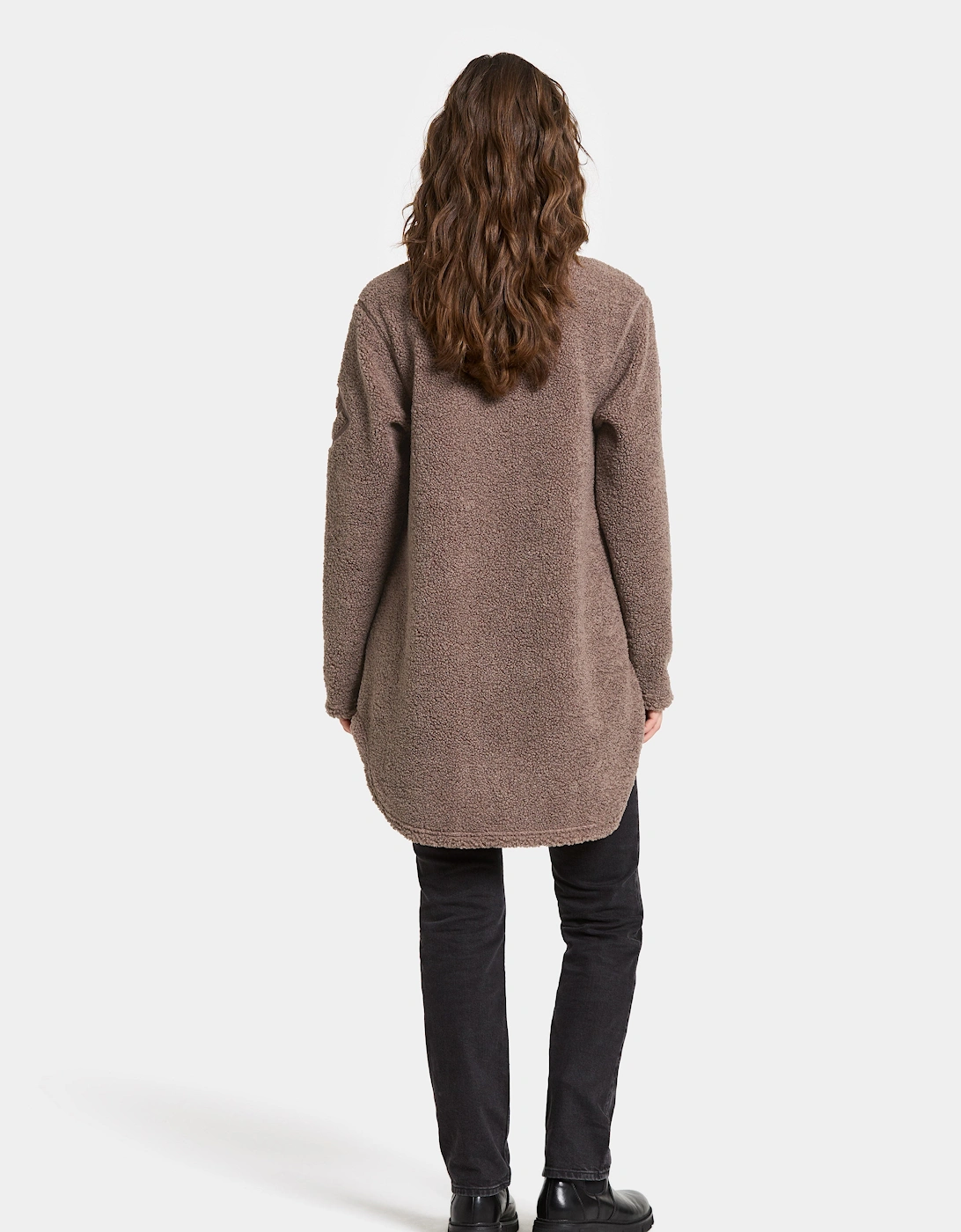 Umi 3 Womens Full Zip Fleece - Bark F03