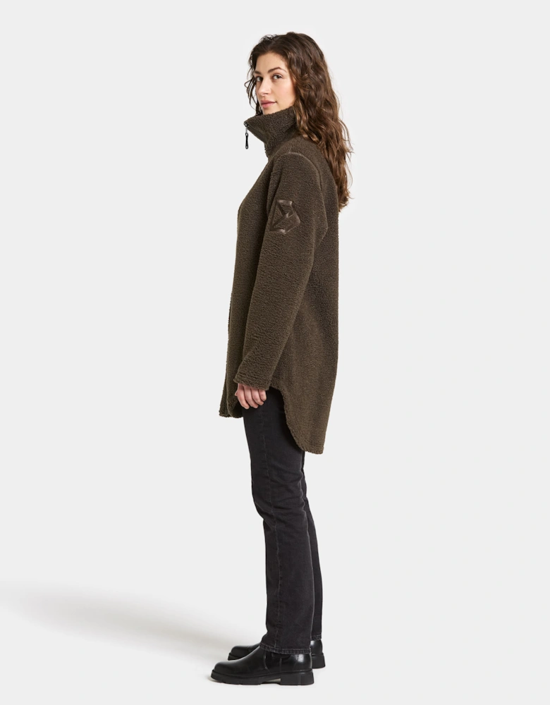 Umi 3 Womens Full Zip Fleece - Dark Mocha F11