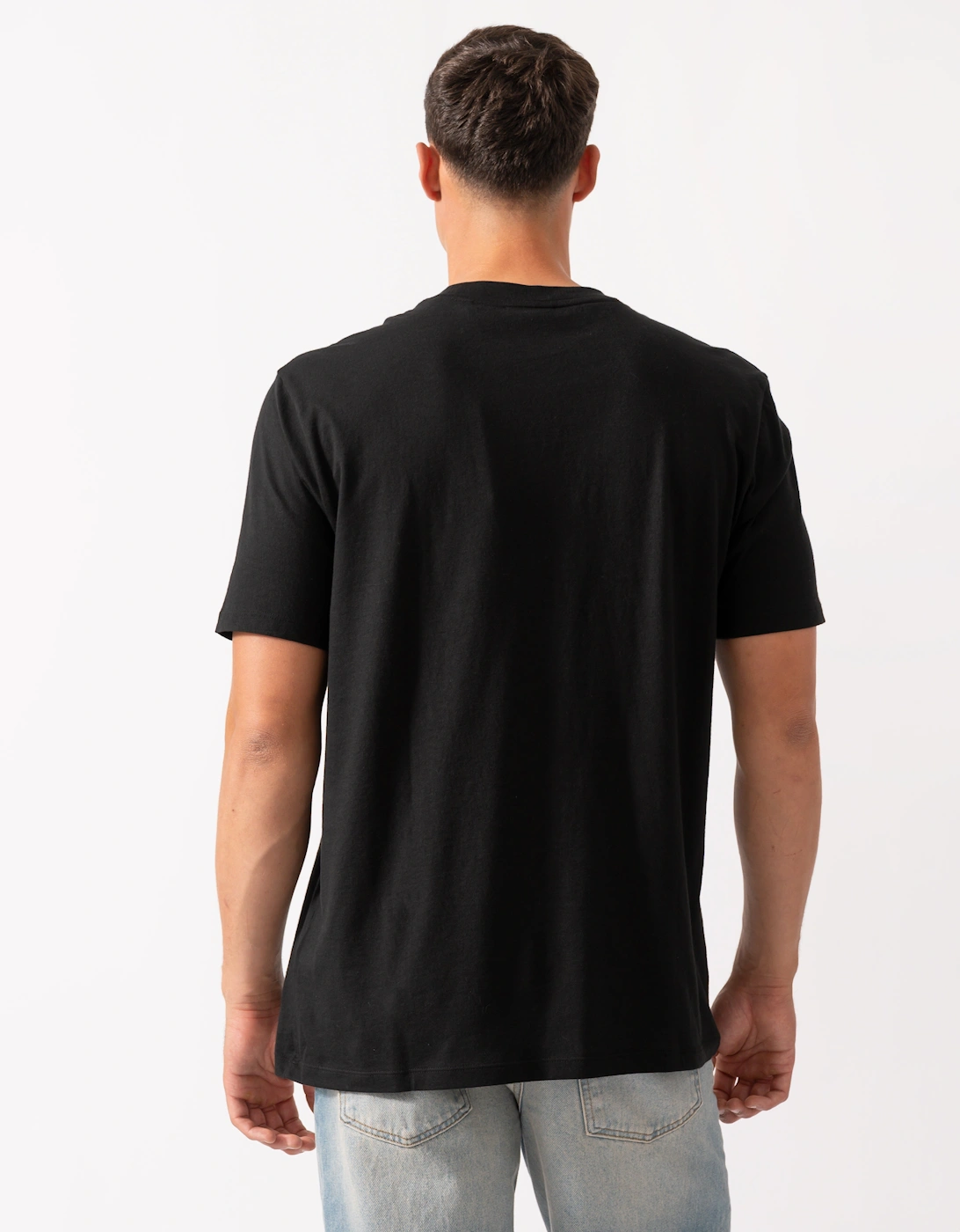 HUGO Diboxer Mens Graphic Print T-Shirt - Black 001