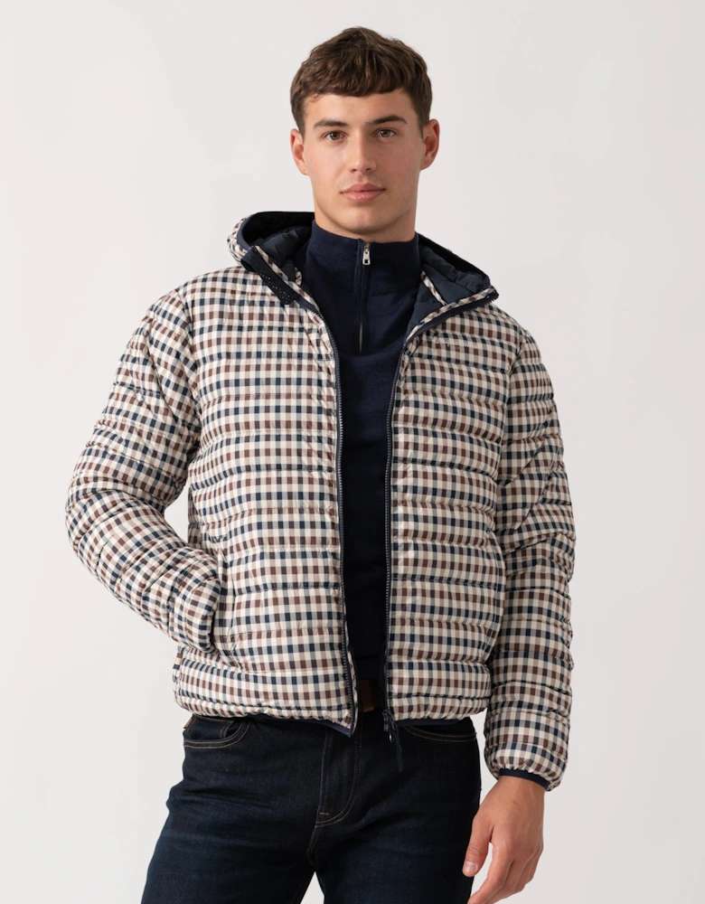 Mens Hooded 100Gsm Jacket - Club Check 28